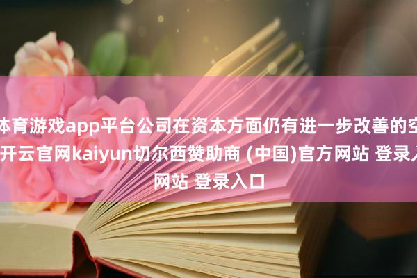 体育游戏app平台公司在资本方面仍有进一步改善的空间-开云官网kaiyun切尔西赞助商 (中国)官方网站 登录入口