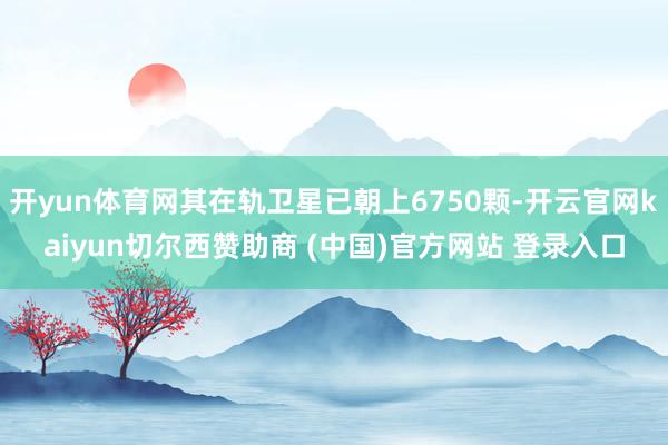 开yun体育网其在轨卫星已朝上6750颗-开云官网kaiyun切尔西赞助商 (中国)官方网站 登录入口