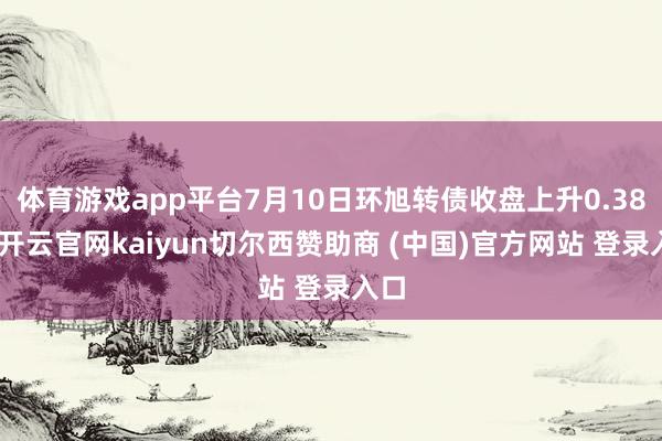 体育游戏app平台7月10日环旭转债收盘上升0.38%-开云官网kaiyun切尔西赞助商 (中国)官方网站 登录入口
